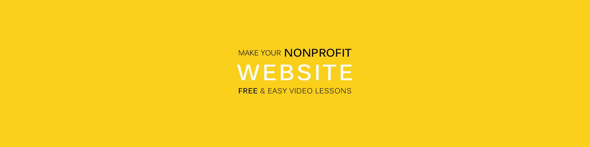 How to make a website for your nonprofit