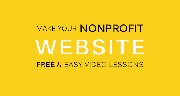 Make website for your nonprofit