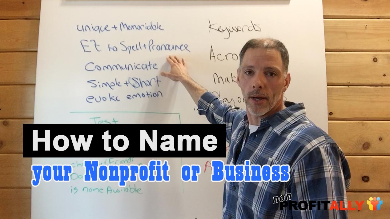 How to Name your Nonprofit